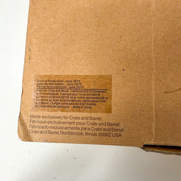 Crate and Barrel Christmas Wood Village 3 Pieces Laser Cut Stand up NIB Read - Picture 2 of 6